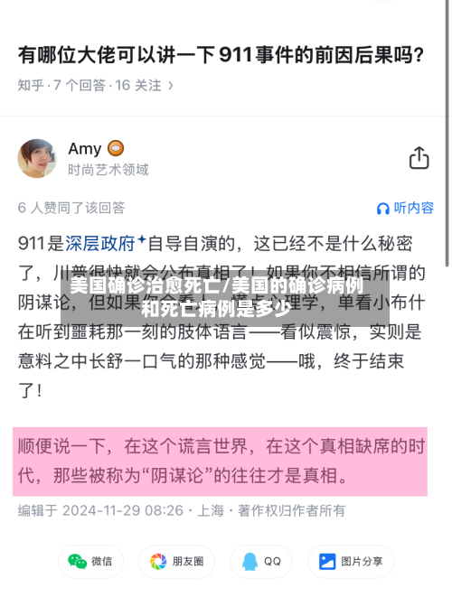 美国确诊治愈死亡/美国的确诊病例和死亡病例是多少