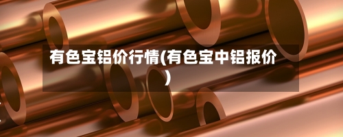有色宝铝价行情(有色宝中铝报价)-第1张图片