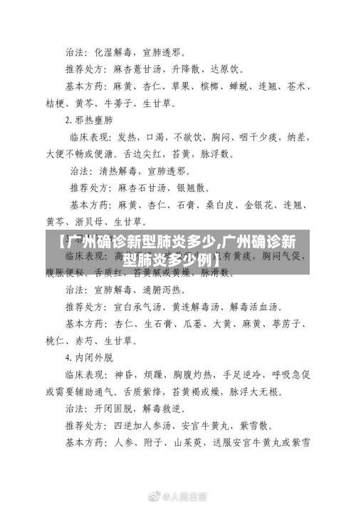 【广州确诊新型肺炎多少,广州确诊新型肺炎多少例】-第2张图片