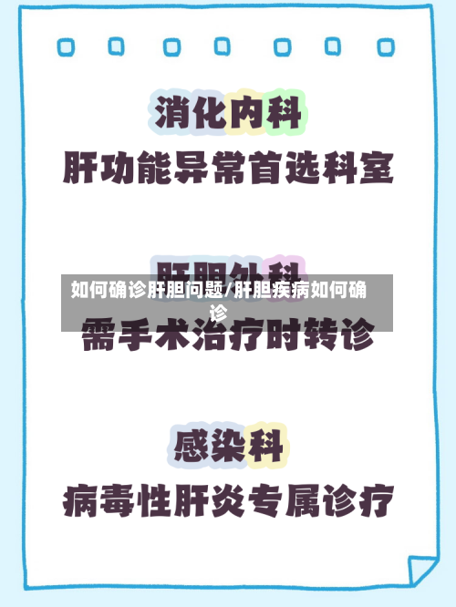 如何确诊肝胆问题/肝胆疾病如何确诊-第2张图片