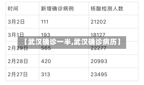 【武汉确诊一半,武汉确诊病历】-第3张图片
