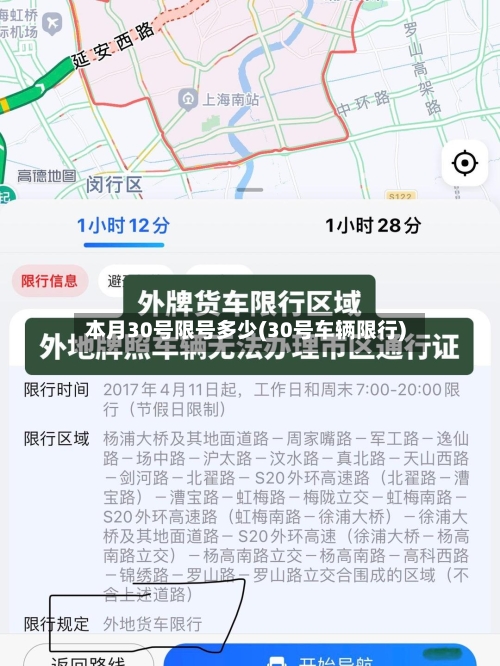 本月30号限号多少(30号车辆限行)-第3张图片