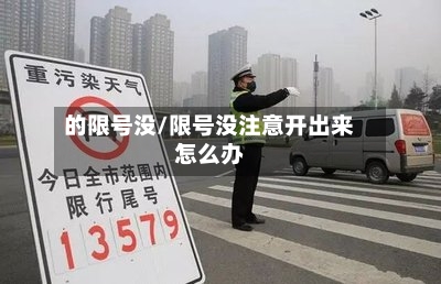 的限号没/限号没注意开出来怎么办