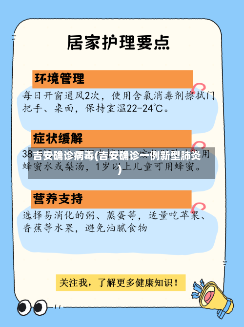 吉安确诊病毒(吉安确诊一例新型肺炎)