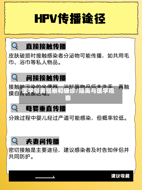 医学隔离观察和确诊/隔离与医学观察-第2张图片