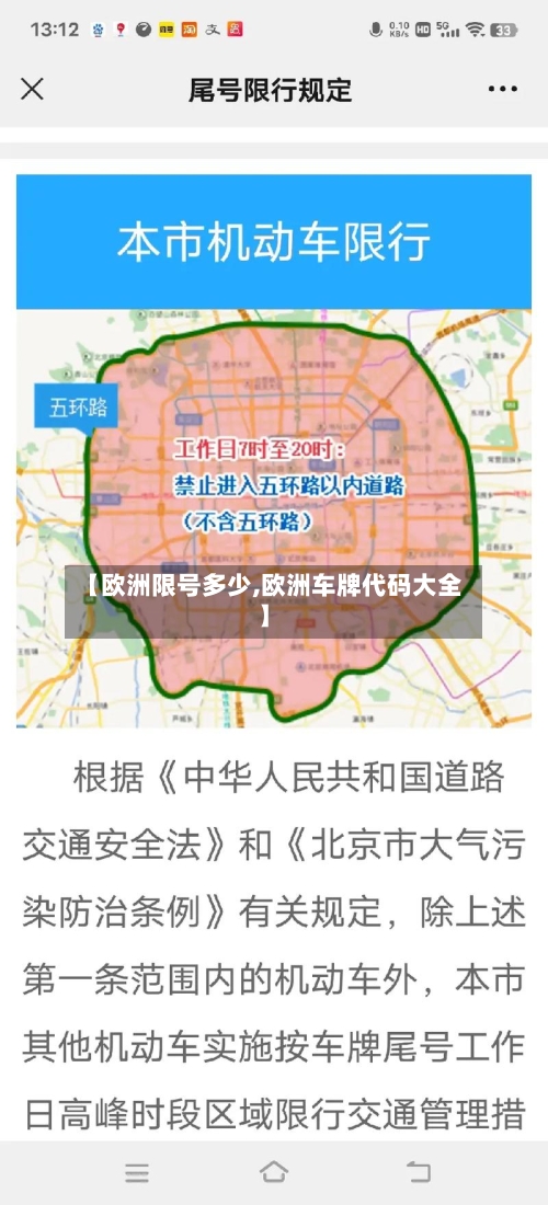 【欧洲限号多少,欧洲车牌代码大全】-第2张图片
