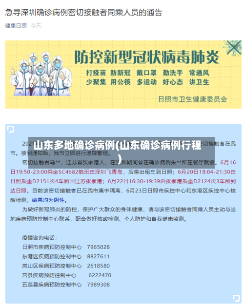 山东多地确诊病例(山东确诊病例行程)-第3张图片