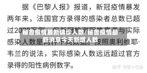 秘鲁疫情最新确诊人数/秘鲁疫情最新消息今天新增人数-第1张图片