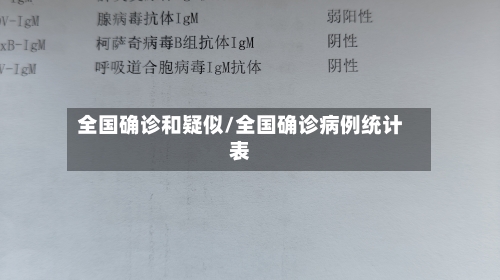 全国确诊和疑似/全国确诊病例统计表-第1张图片