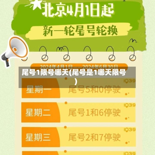 尾号1限号哪天(尾号是1哪天限号)