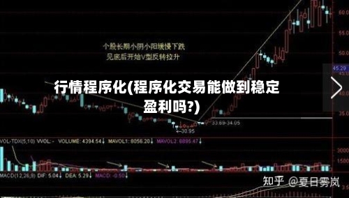 行情程序化(程序化交易能做到稳定盈利吗?)-第2张图片