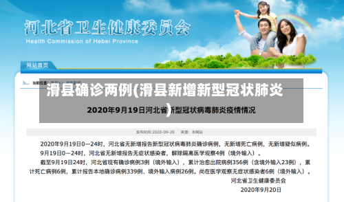 滑县确诊两例(滑县新增新型冠状肺炎)