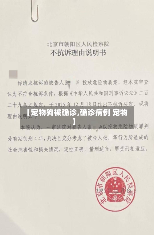 【宠物狗被确诊,确诊病例 宠物】