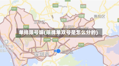 单排限号嘛(限牌单双号是怎么分的)