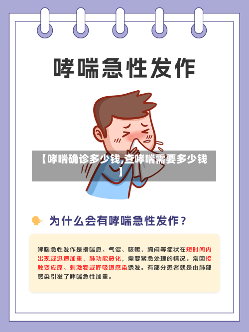 【哮喘确诊多少钱,查哮喘需要多少钱】