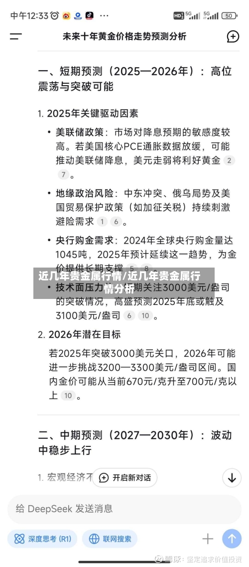 近几年贵金属行情/近几年贵金属行情分析-第1张图片