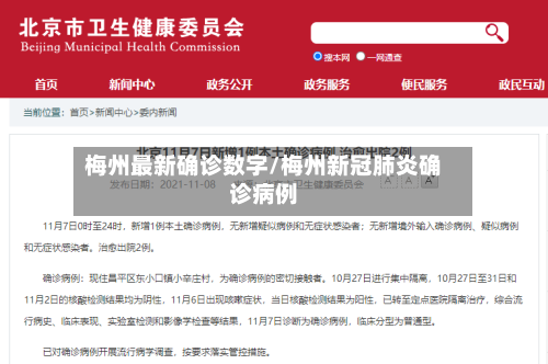 梅州最新确诊数字/梅州新冠肺炎确诊病例-第3张图片