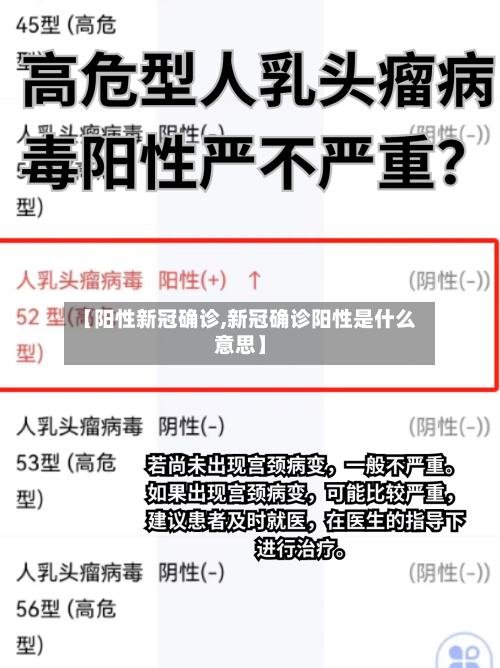 【阳性新冠确诊,新冠确诊阳性是什么意思】-第2张图片