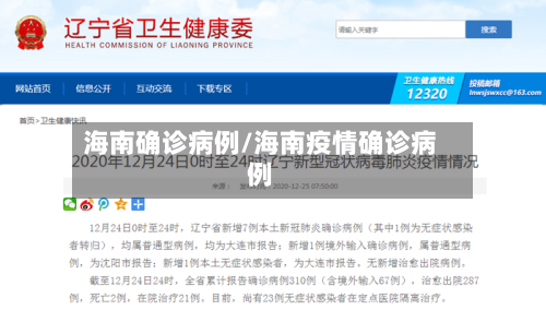 海南确诊病例/海南疫情确诊病例-第3张图片