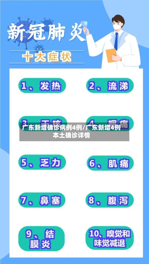 广东新增确诊病例4例/广东新增4例本土确诊详情