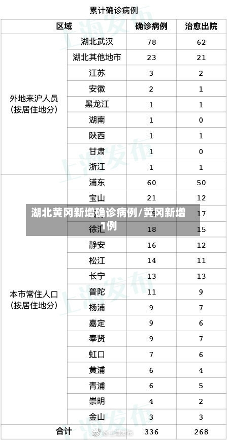 湖北黄冈新增确诊病例/黄冈新增1例-第3张图片